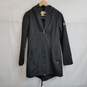 Michael Kors mid length black houndstooth jacket women's XS image number 1