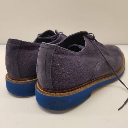 Cole Haan Air Harrison Suede Wool Lace Up Shoes Blue 9.5 image number 4