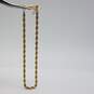 14k Gold 3mm Rope Chain Bracelet 4.5g image number 2