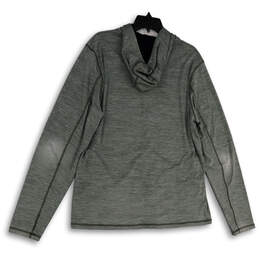 Mens Gray Space Dye Long Sleeve Pockets Full-Zip Activewear Hoodie Size L alternative image