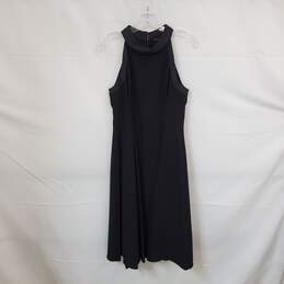 Brooks Brothers Black Sleeveless Fit & Flare Dress WM Size 6 NWT