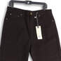 NWT Mens Dark Purple Flat Pocket Straight Leg Ankle Pants Size 34X31 image number 3