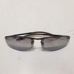 Fossil Silver Browline Mirrored Sunglasses
