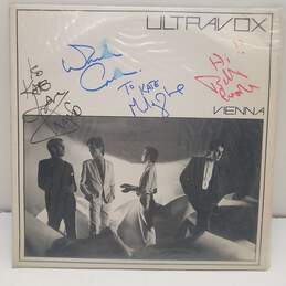 Band Signed Copy of the Lp Vienna by Ultravox