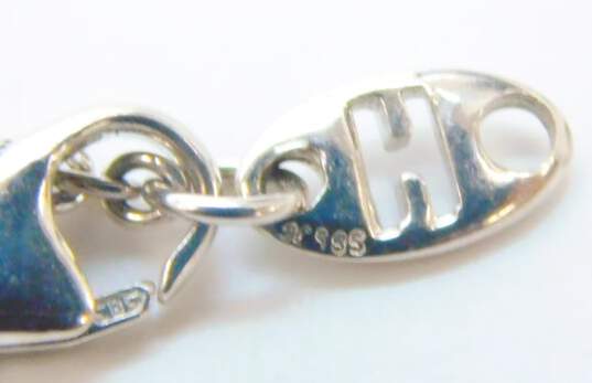 Romantic Sterling Silver Pearl Station Necklace & CZ Ring & Bangle Bracelet 63.2g image number 6