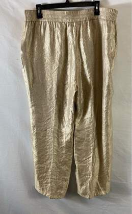 Chico's Traveler's Collection Gold Dress Pants - Size 3 Petite alternative image
