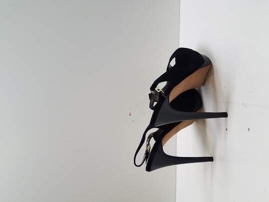 Sam Edelman Black Sling Back Platform Heels | Color: Black | Size: 11 image number 4