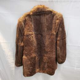 Vintage Wilsons Suede & Leather Rabbit Fur Coat Size M alternative image