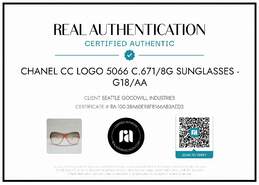 AUTHENTICATED CHANEL 5066 C671/8G PINK SUNGLASSES alternative image