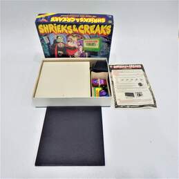 Vintage 1988 Golden Shrieks & Creaks Talking Board Game