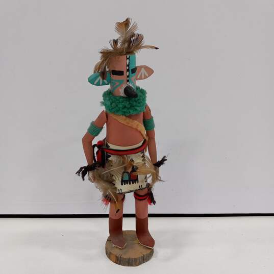 Wooden Kachina Doll Cone Nose image number 1