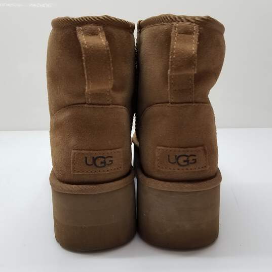Ugg Women's Classic Ultra Mini Platform Boots Brown Chestnut Size 9 image number 4