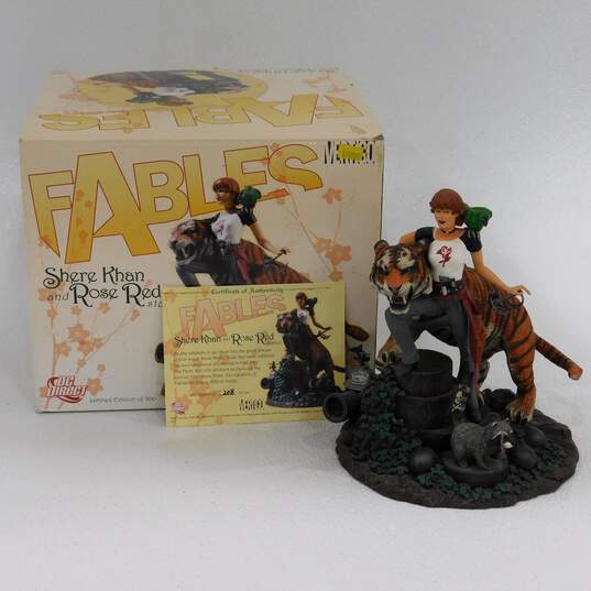 DC Comics Brand Limited Edition Fables Shere Khan and Rose Red Statue w/ Box image number 1