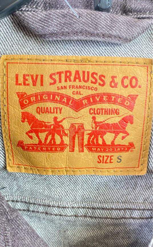 Levi's Men Purple Jean Jacket S image number 3