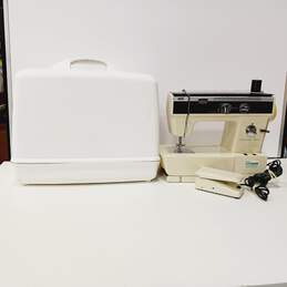 Vintage Montgomery Ward Sewing Machine in Case