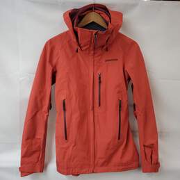Patagonia Full Zip Hooded Red Jacket Women's XS