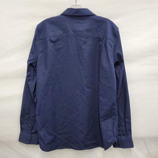 NWT Carhartt MN's Rugged Professional Series Navy Blue Long Sleeve Shirt Size M image number 2