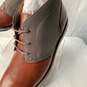 Steve Madden Mens Brown and Canvas Chukka Boot Dress Shoe Size 7.5 image number 5