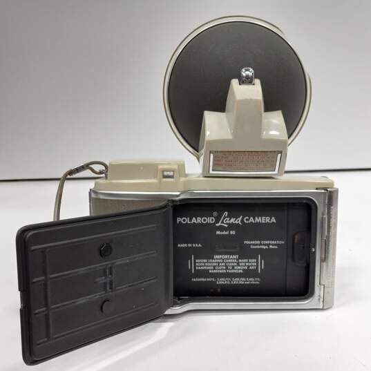 Vintage Polaroid Land Camera with BC Flash image number 3