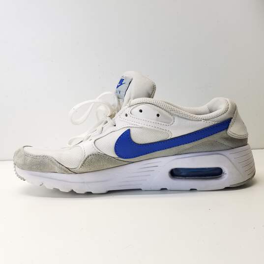 Nike Air Max SC White, Game Royal Blue, Grey Sneakers CW4555-101 Size 9 image number 2