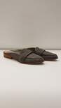 Vince Camuto Kaylana Gray Suede Perforated Mules Loafers US 8.5 image number 3