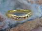 Tiffany & Co Elsa Peretti 18K Yellow Gold 0.10 CTTW Bezel Set Diamond Wedding Band Ring- For Repair 4.0g image number 2