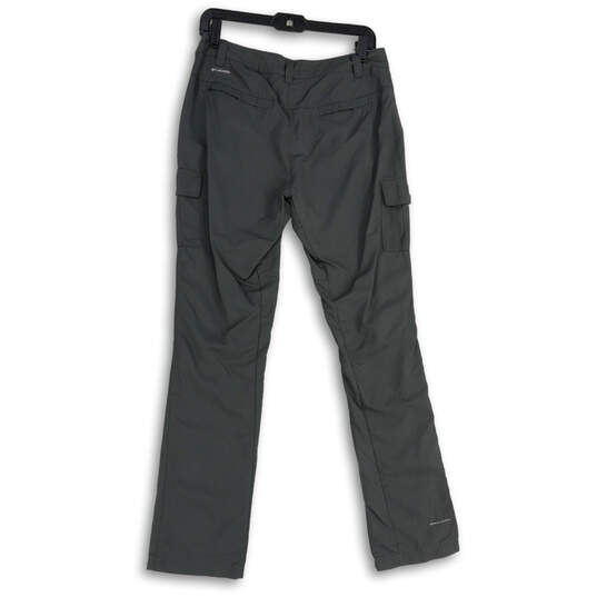 Womens Gray Flat Front Flap Pocket Straight Leg Hiking Pants Size 9 image number 4