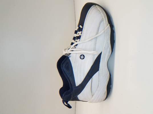 Spalding Vortex 2 Sneaker Vintage Men's Shoes Navy/White  Size 9 image number 1