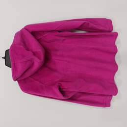 Girl's Magenta Fleece Hooded Jacket Size XL (18/20) alternative image