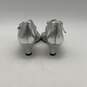 Freed Of London Womens Silver Block Heel Ankle Strap Sandals Size 6.5 M image number 4