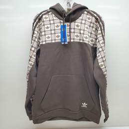 Adidas Men's 3S Fleece Hoodie Sweatshirt Size L