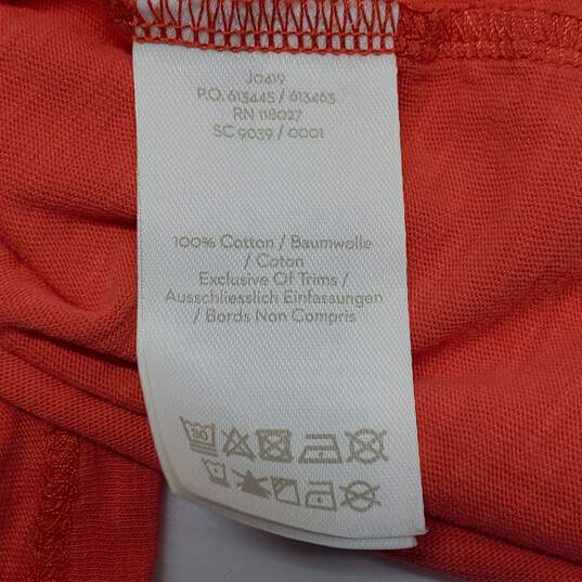 Boden Orange T-Shirt Pom Pom Embellishment Size M image number 4