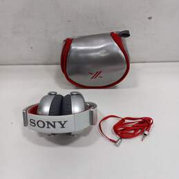 Sony MDR-X10 Red/Silver Headphones