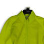Womens Green Mock Neck Long Sleeve Full-Zip Activewear Jacket Size XL image number 3
