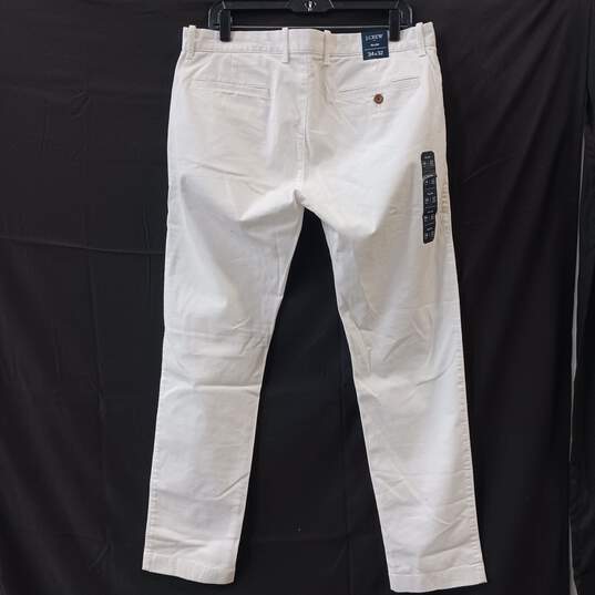 Women's White J.Crew Pants Size 34x32 image number 2