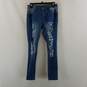 U.W.J Girl Jeans 7/8 Denim Blue image number 1