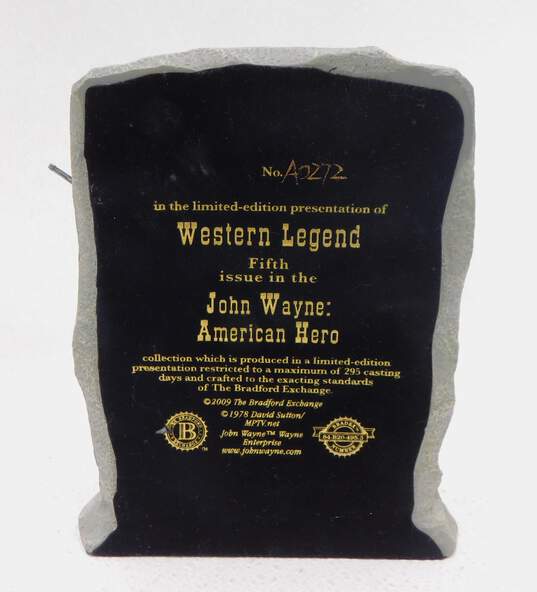 John Wayne Western Legend American Hero Cowboy Bradford Exchange Statue image number 4