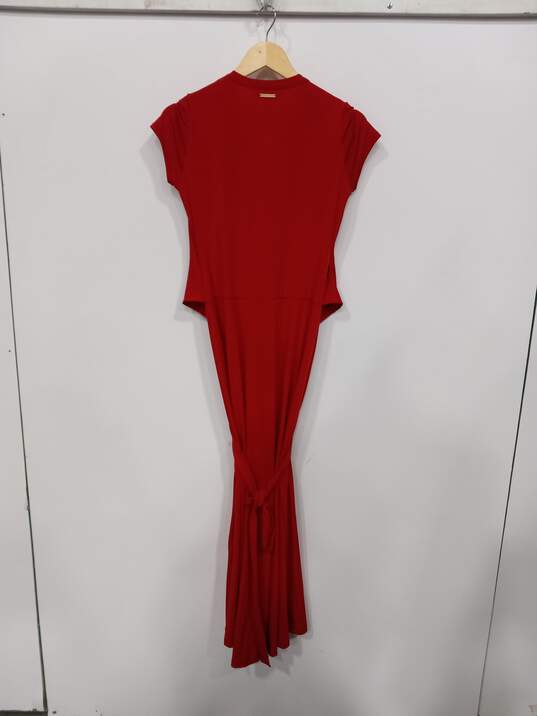 Women's Michael Kors High-Low Wrap Dress Sz 6 NWT image number 2