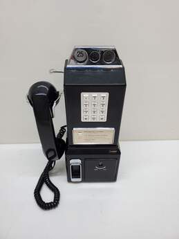 Vintage Teleconcepts Payphone Jr Novelty Black Wall Telephone