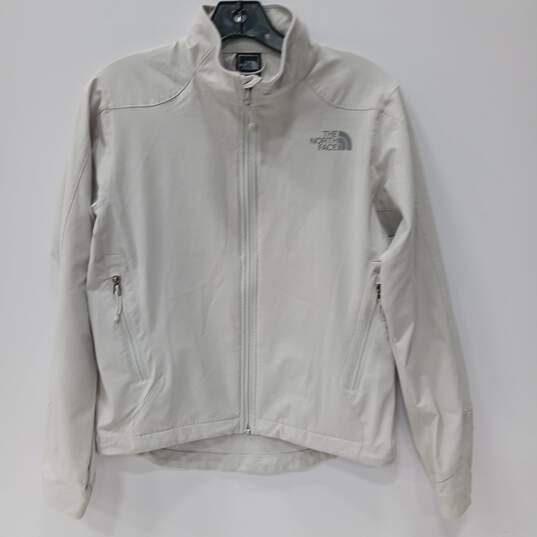 The North Face Beige Athletic Jacket Women's Size S image number 1