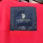 Men's U.S. Polo Assn. Red & Blue With White Hood Jacket Size 2XL image number 4