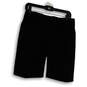 NWT Mens Black Flat Front Pockets Stretch Athletic Shorts Size Small image number 1