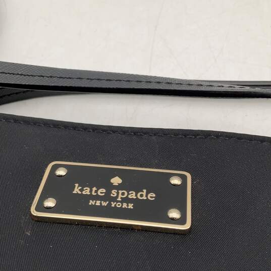 Kate Spade New York Women Black Double Handle Inner Zip Pocket Tote Bag Purse image number 5