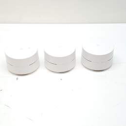 Lot of 3 Google Wifi AC1200 Router/Extender Untested alternative image