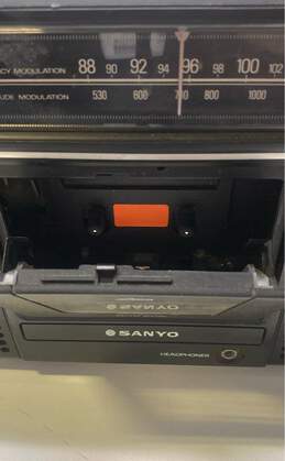 Sanyo AM/FM Stereo Radio Cassette Recorder M-9902-SOLD AS IS, UNTESTED alternative image