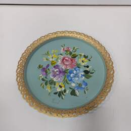 Nashco Floral Design Platter
