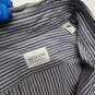 Armani Collection Stripe Button Up Long Sleeve Shirt Size M image number 3