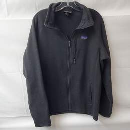 Patagonia Black Fleece Zip Up Jacket Size L