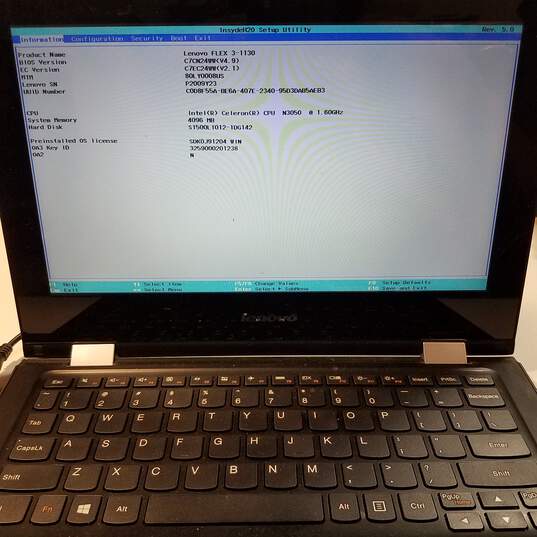 Lenovo Flex 3-1130 Type 80LY convertible notebook, Intel Celeron N3050 (1.60Ghz), 4GB RAM, 500GB  HDD, Windows 10 image number 3