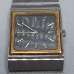 Concord Swiss 15.81.533 25mm 14K Gold Accent Square Quartz Watch W/C.O.A 65.0g alternative image